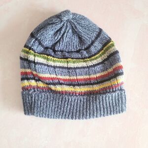 Fair isle knit baby beanie striped fall fall acces 3-6 month
